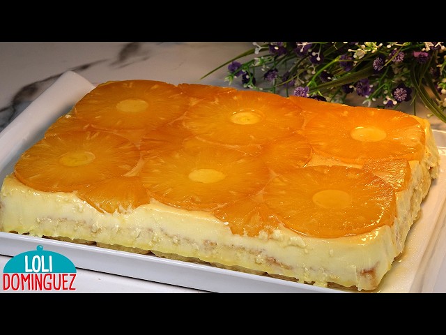 EASY NO-BAKE PINEAPPLE DESSERT. A quick, easy, and delicious dessert with just 5 ingredients.