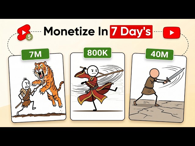 Make the Stickman Animation & Go Viral In Just 7 Day's