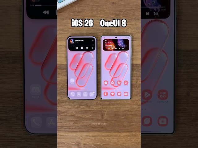 iOS 26 vs OneUI 8 | iPhone vs Samsung - BATTLE OF TWO GODS! 🤯