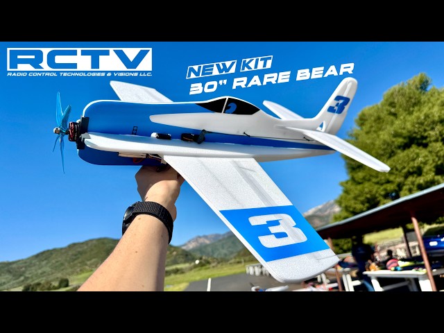 NEW Foamie Kit! / RCTV Pilots 30" RareBear F8F Bearcat / Pylon Racer