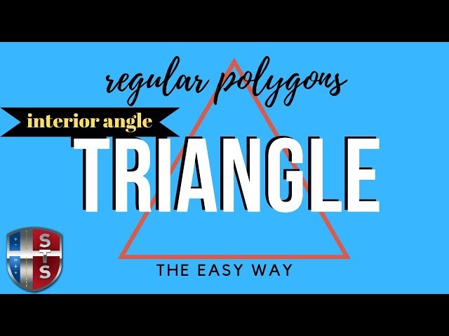 How to calculate the sum of interior angles of a triangle