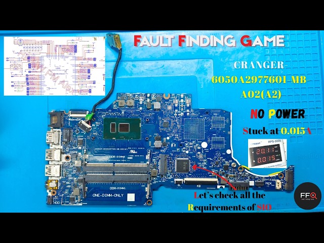 6050a2977601-MB-A02(A2) No Power Solution | No Voltages Present | Let's check SIO Requirement |#hp