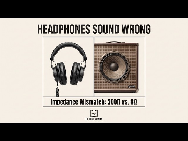 Why Your Headphones Sound Completely Different from Your Amp (The Impedance Mismatch Secret)