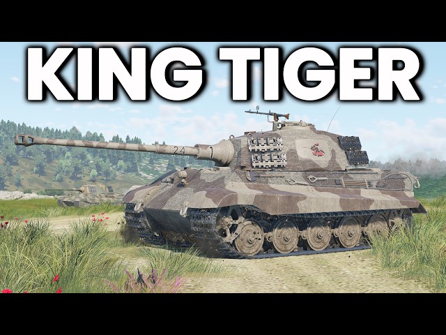 Tiger II Gameplay - Long 88mm Sniper in War Thunder
