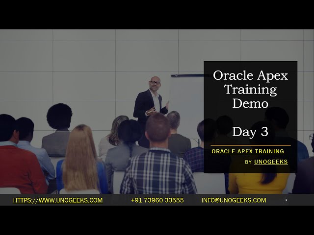Oracle Apex Training Demo Day 3 | Oracle Apex Developer | Oracle Apex Course