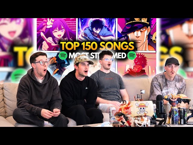 This Was INSANE…Top 150 Most Streamed Anime Songs EVER | REACTION