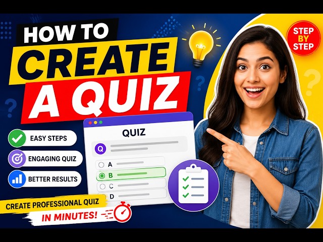 How to Make an Online Quiz from Scratch | Easy Quiz Creation Guide