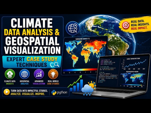 Climate Data Analysis & Geospatial Visualization: Expert Case Study Techniques
