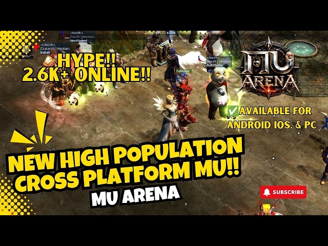 HYPE!! 2.6K+ ONLINE New Cross Platform MU - MU Arena