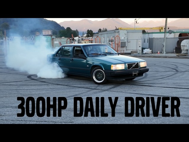 Abusing My Girlfriends 300hp Volvo 940 Turbo