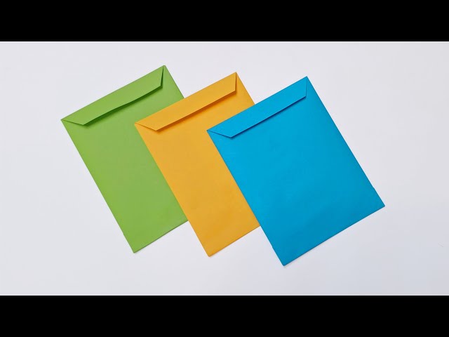 How to make an ENVELOPE for letters. VERY EASY