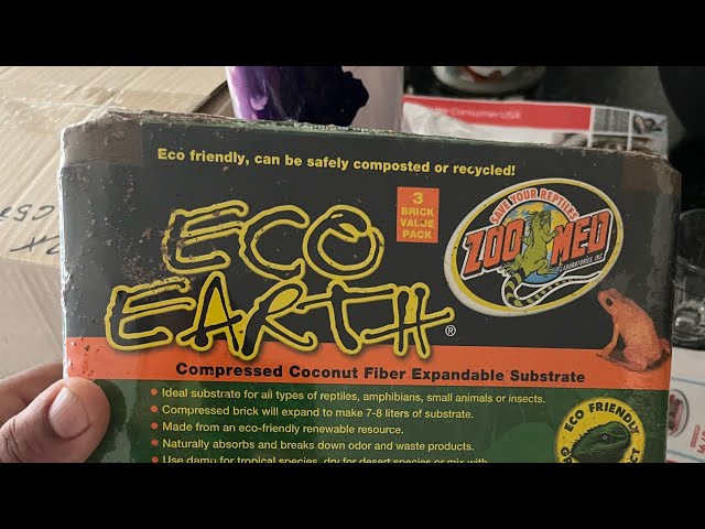 How to prepare your “Eco Earth” Coconut husk substrate for your Ball Python -101: part 1 - Big clean