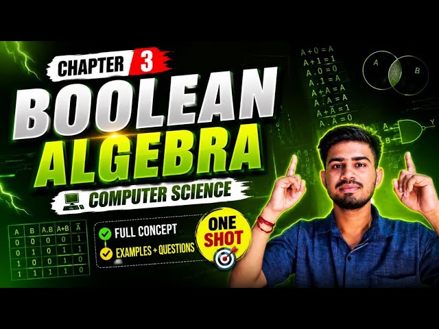 Boolean algebra & logic gates  chapter 3 class 11th #Booleanalgebra #logicgates #computerscience #up