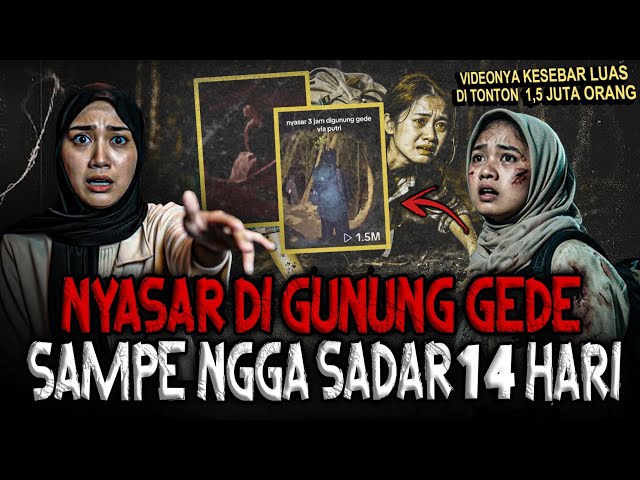 KALIAN TONTON INI BAKAL MERINDING!! 14 HARI PENDAKI INI TIDAK SADARKAN DIRI DARI GUNUNG GEDE