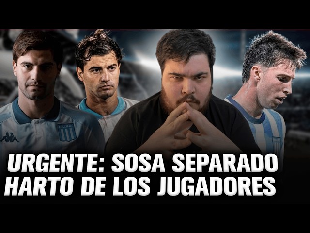 URGENT AT RACING: SOSA AND BALTASAR RODRÍGUEZ BANNED FROM THE SQUAD - PLAYERS, GO TO HELL