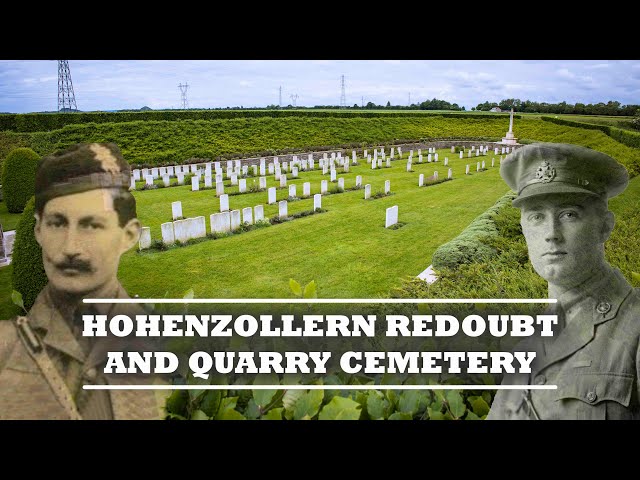Walking The Battle of Loos : Hohenzollern Redoubt and Quarry Cemetery