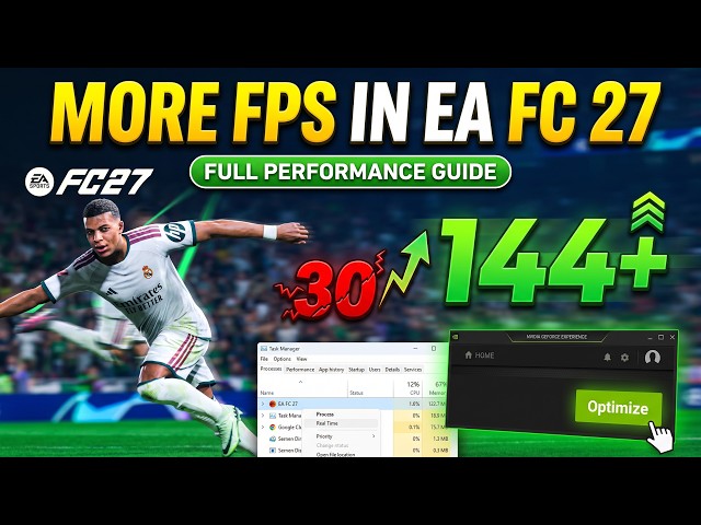 How to Get More FPS and Fix Lag in EA FC 27 (2026) — Full Performance Guide