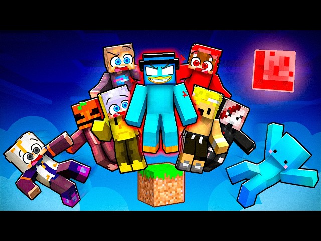 10 YouTubers en un SÓLO BLOQUE POSEÍDO!