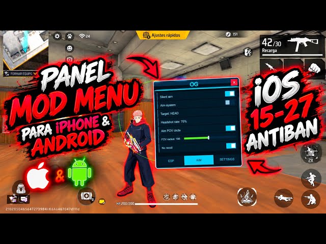 NUEVO AIMBOT 100% IOS GRATIS 😳🔥ANDROID & IPHONE FREE FIRE 2026