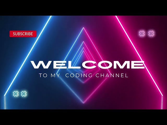Intro of Ak Coding Channel.