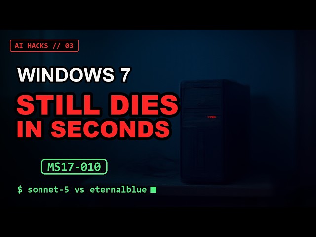 Watch an AI Take Full Control of Windows 7 — No Password Needed (CVE-2017-0144) #EternalBlue