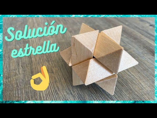 PUZZLE ESTRELLA de MADERA 👌🏼 (nivel III de 5) #shorts