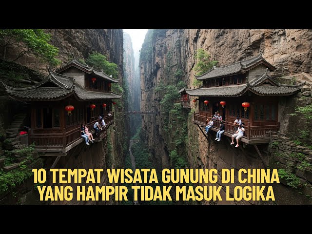 10 Tempat Wisata Gunung Di China Yang Hampir Tidak Masuk Logika