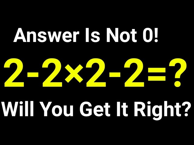 "How To Solve Math Problems Quickly In Mind?"