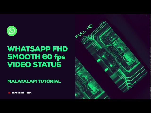 Smooth Full HD Whatsapp Video Status - Malayalam Tutorial (Handbrake & Premiere Pro)