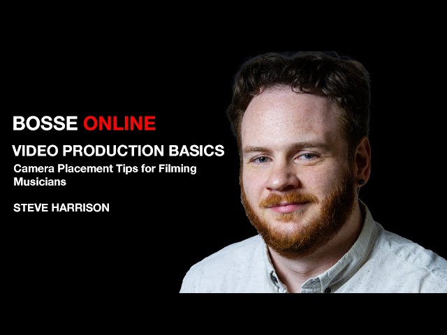 Video Production Basics: Camera Placement Tips for Filming Musicians