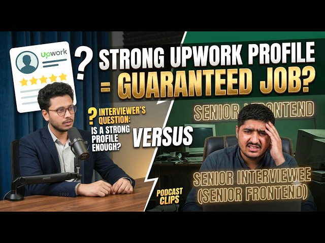 Can a Strong Upwork Profile Guarantee a Job? Senior Frontend Interview