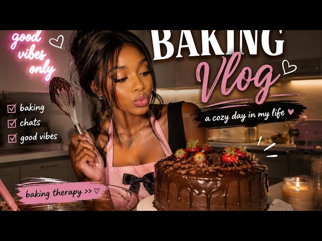 Spend a Cozy Baking Day With Me💕📸🔥#baking #tutorial 