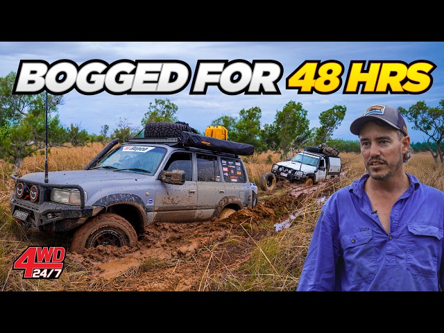 TRAPPED IN THE KIMBERLEY by FLOODING RAIN! Bogged to doors searching for secret beach