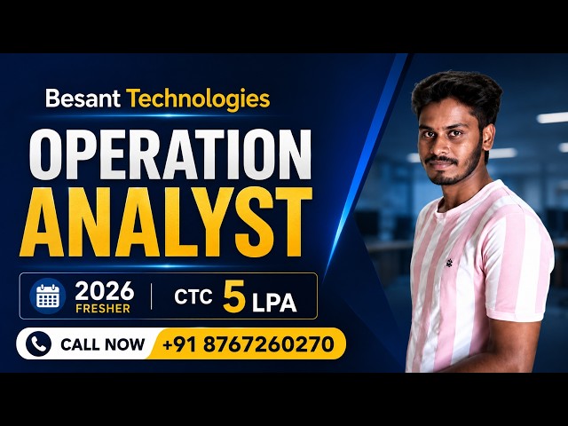 Data Analytics Course in Bangalore | Learn SQL, Power BI & Python at Besant Technologies