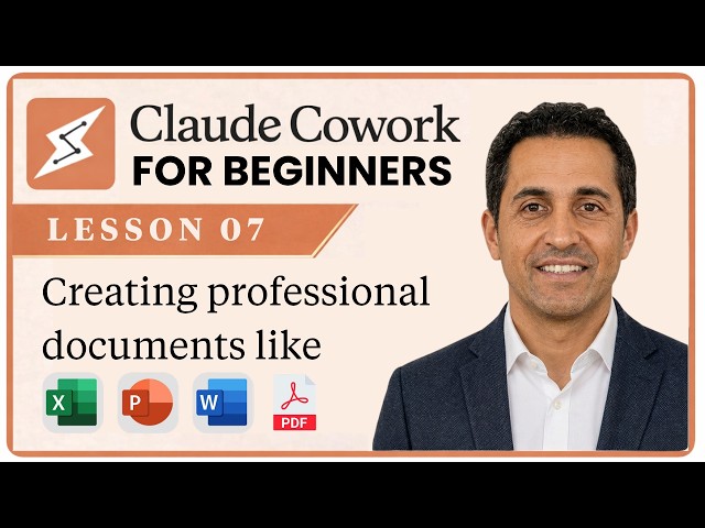 Claude Cowork Creates Word, Excel, PDF & PowerPoint Files For You (Live Demo)