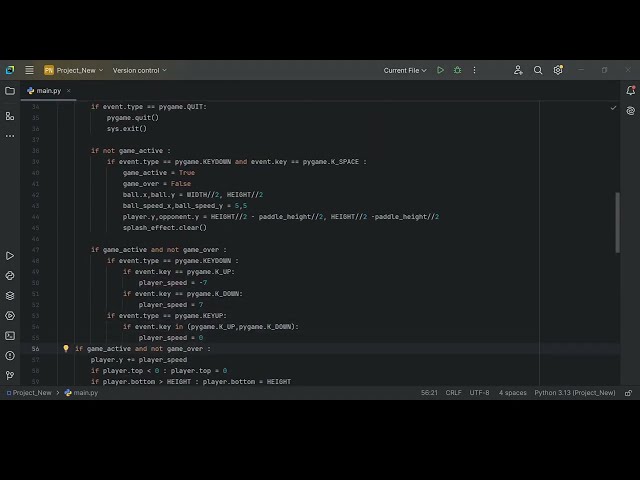 Building Pong in Python (Full Timelapse + Gameplay)