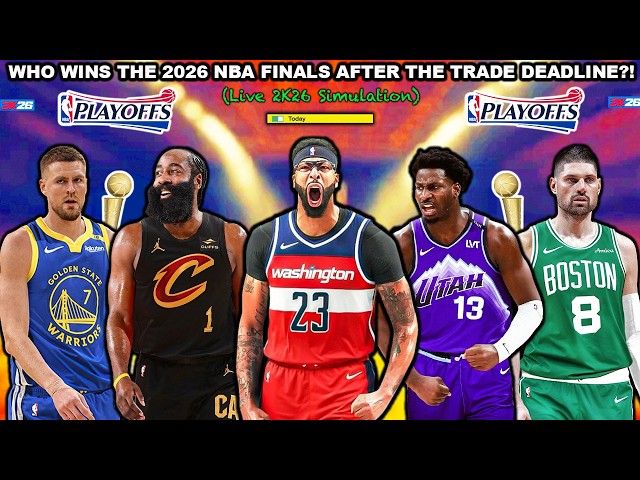 Simulating The Remaining 2026 NBA Season After The Trade Deadline! (Live 2K Games)