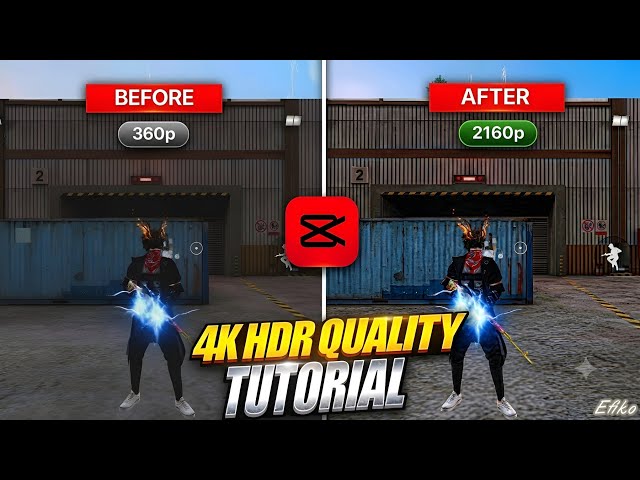 How To Make 4K HDR 😱 Quality Increase✅ 