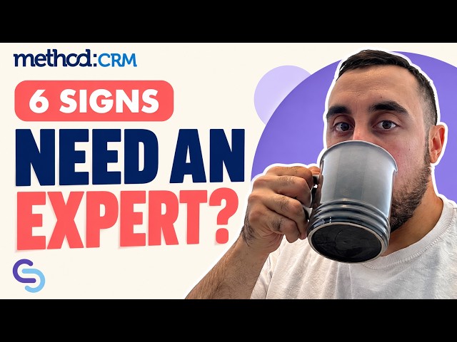When Should You Hire a Method CRM Consultant? 6 Signs It’s Time #methodcrm #quickbooks