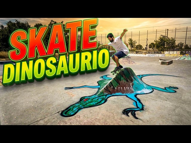 DINOSKATE✅BUILDING A SKATEPARK✅#DIY VAGAPARK