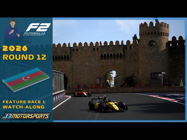 🔴 F2 | 2026 | Round 12 | #AzerbaijanGP | JBMotorsports | Feature Race 1 Watch-Along