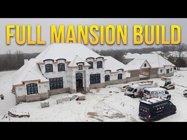 FULL MANSION BUILD | Start To Finish | Construction ASMR