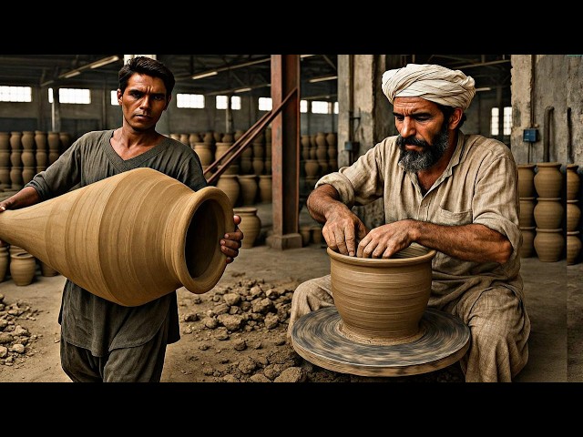 The Art of Pottery in a Poor Region of Afghanistan - Life and Hard Work
