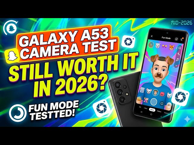 Samsung Galaxy A53 video and photo Test in 2026 🙃