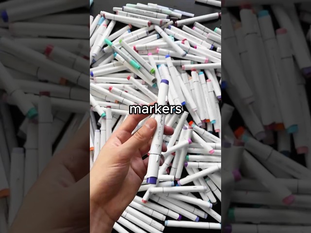 I Used 365 Markers in 1 DRAWING!! 👀🎨 #artchallenge