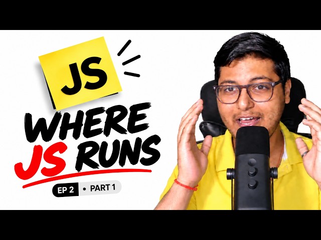 JavaScript Engine & Runtime Environment | V8, Memory Heap & Garbage Collector | Episode 2 (Part 1)