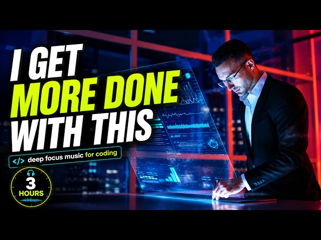I Code Better With ZERO DISTRACTION • Coding Marathon Music • 3 Hours