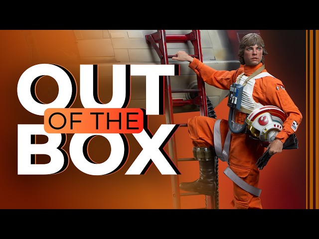 Luke Skywalker & X-Wing: Red Five, Standing By Premium Format Figure Unboxing