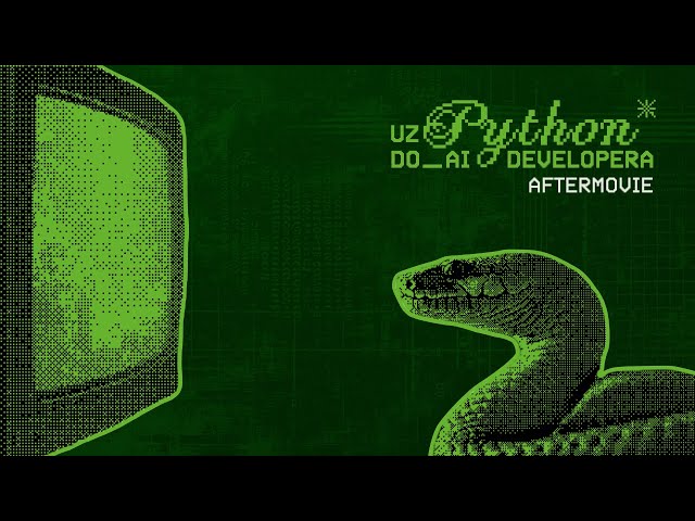 Aftermovie | Uz Python do AI Developera