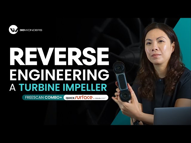 Reverse Engineering a Turbine Impeller | From Scan to SolidWorks CAD